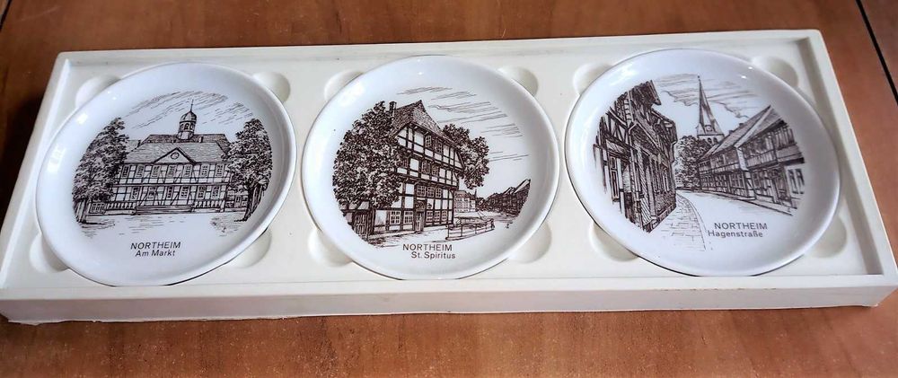 Northeim 3 podstawki porcelanowe FURSTENBERG -WYSYŁKA 1zł-