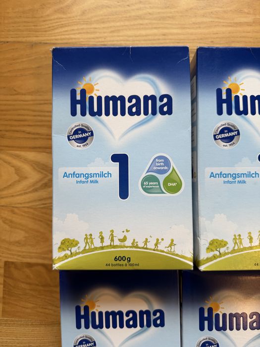 Суміш смесь Humana 1, 2 ( термін до 10.09.20 пачок) детское питание