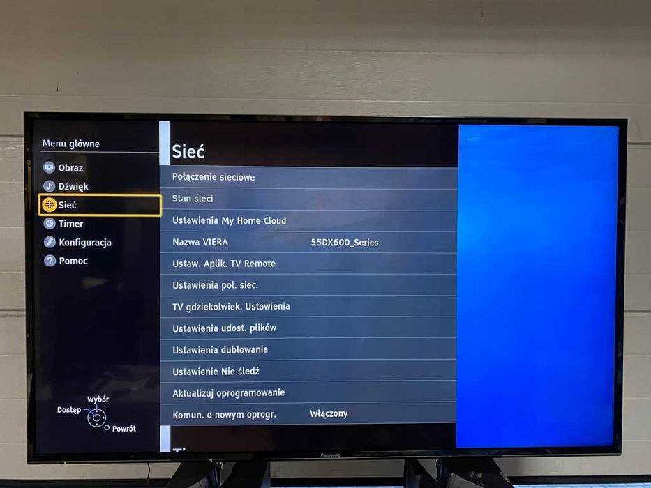Panasonic 55'' Telewizor Smart tv 4K  Youtube Netflix