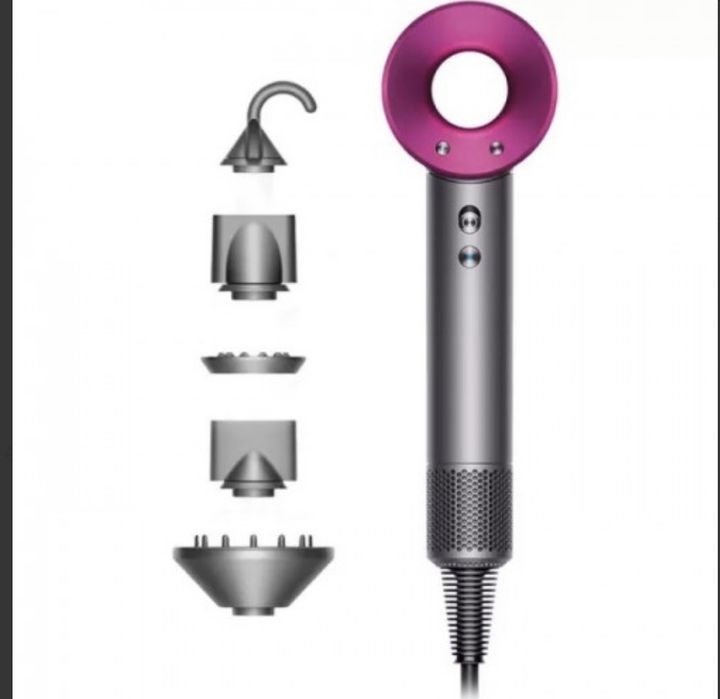 Фен Dyson HD08 Supersonic Hair Dryer Iron/Fuchsia (386742-01)