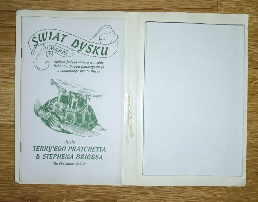 Pratchett Świat Dysku Terminarz Gildii + Mappa