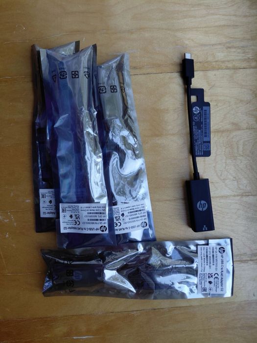 Адаптер HP USB Type-C to Ethernet . Оригінал.