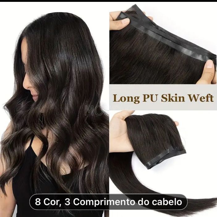 Tranças e aplicação ponto americana