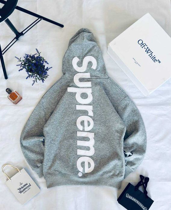 Худі Supreme Супрім Logo Лого Чорний колір