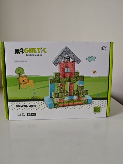 Klocki magnetyczne 88 sztuk