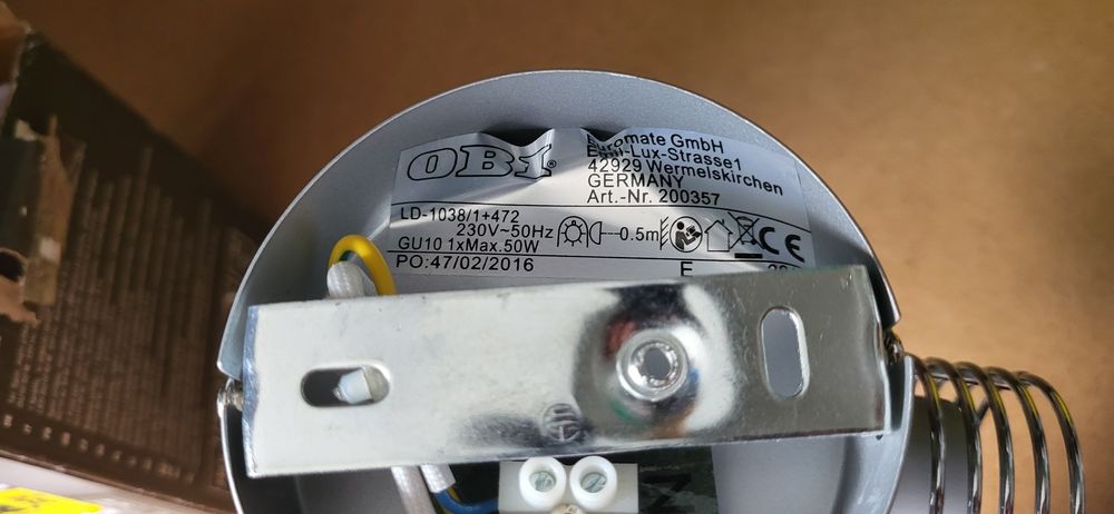 Lampa kinkiet nowe