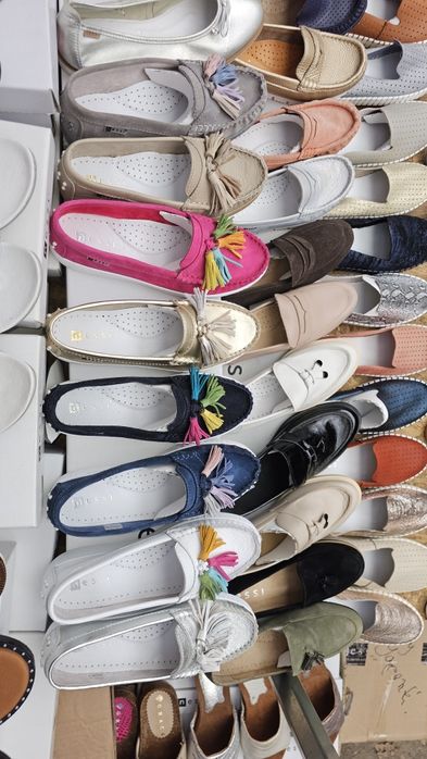 Mokasyny *Nessi*Skóra naturalna R.37-41