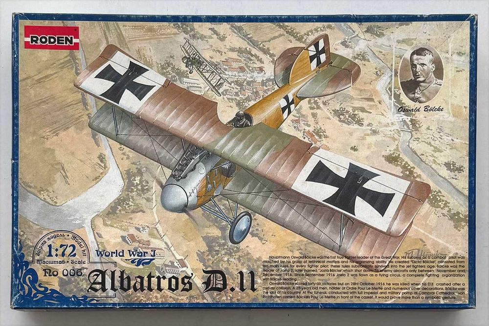 Roden Albatros D.11, Scale 1:72, Complete and Brand New.