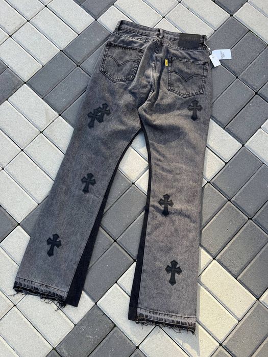‼️БЕЗ ПЕРЕДОПЛАТ‼️Джинси Gallery dept x Chrome hearts