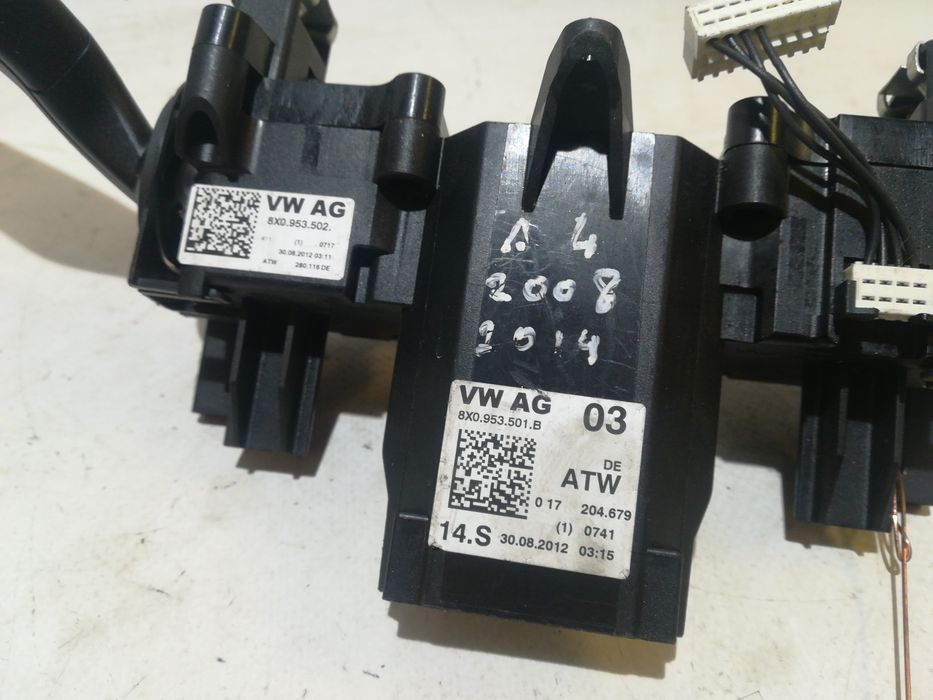 Conjunto / manetes de luzes e limpa vidros AUDI A4 (8K2, B8)