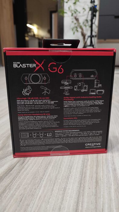 NOWA Karta dźwiękowa CREATIVE Sound Blaster X G6
