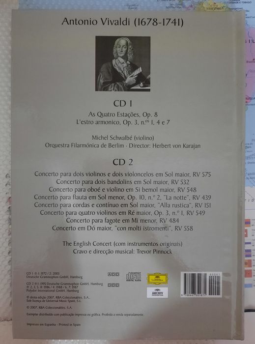 Vivaldi - As Quatro Estações com 2 cds