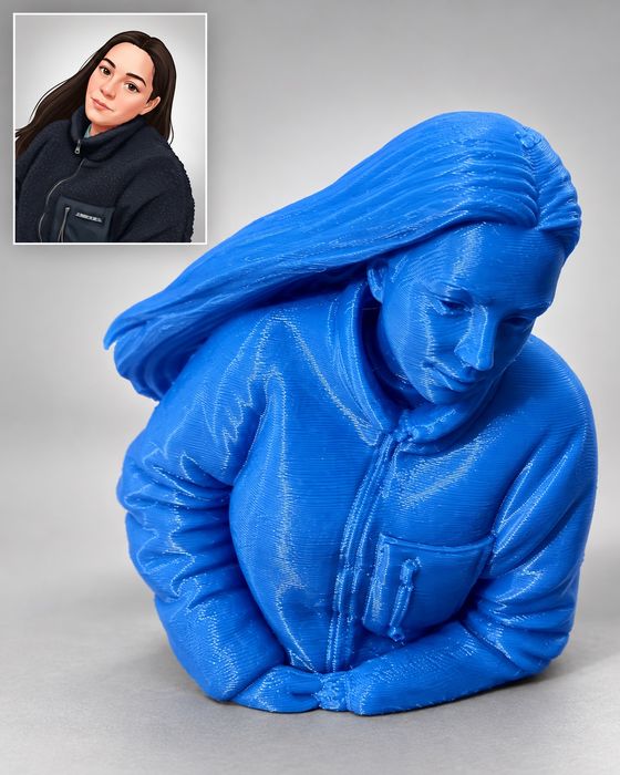 Busto personalizado em 3D
