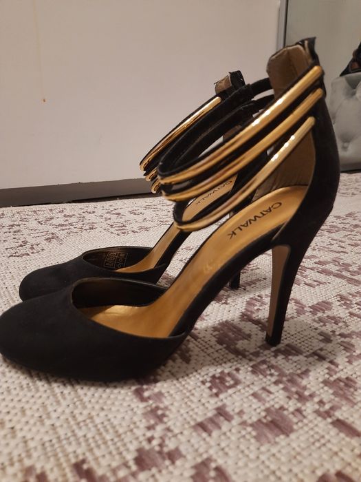 Szpilki catwalk czarne 37 (36)