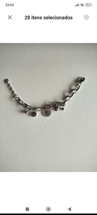Pulseira em aço nova