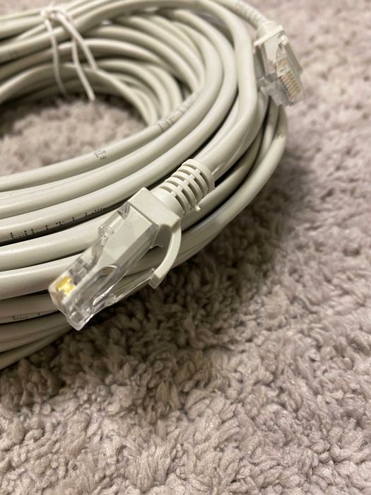 Інтернет кабель, мережевий патч корд, шнур для роутера 25 метрів