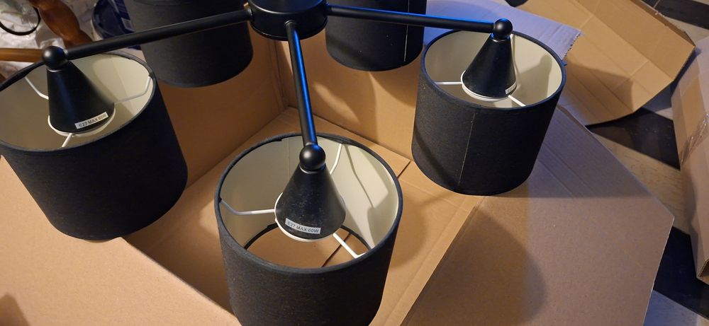 Lampa sufitowa 5x60W