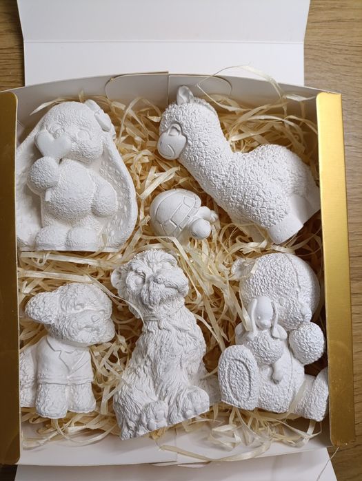 Гіпсові фігурки розмальовки