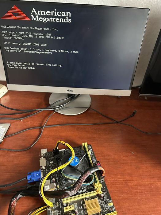 Asus H81MK + Intel i5-4590 BOX – Zestaw na sprzedaż Socket: LGA 1150