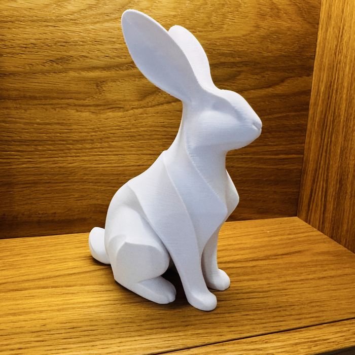 Królik wielkanocny zająnc z drukarki 3d