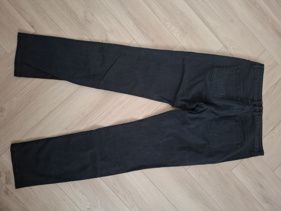 Tom Tailor jeansy czarne 105cm pas 41cm  proste Bawełna