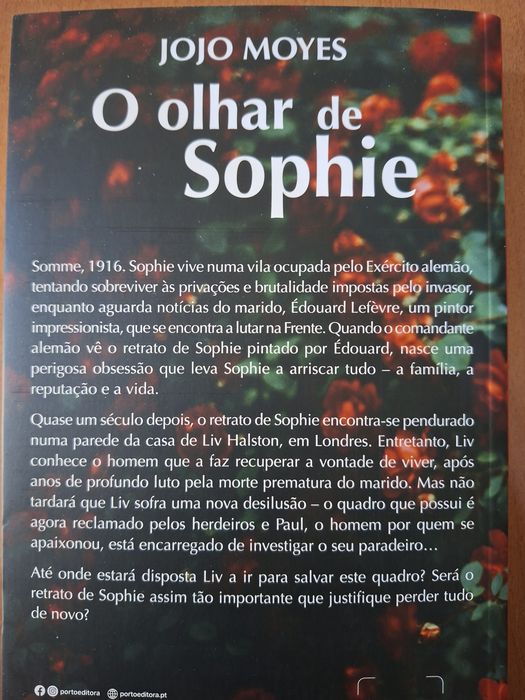 O Olhar de Sophie " Jojo Moyes "