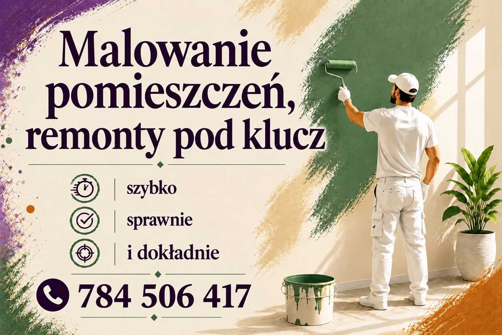 Malowanie - Szpachlowanie, Remonty Mieszkań, biur, domów