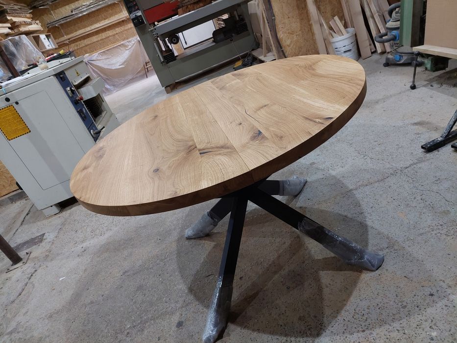 Blat dębowy okrągły