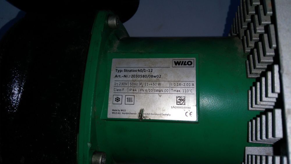 pompa obiegowa wilo stratos 40/1-12 + gwarancja