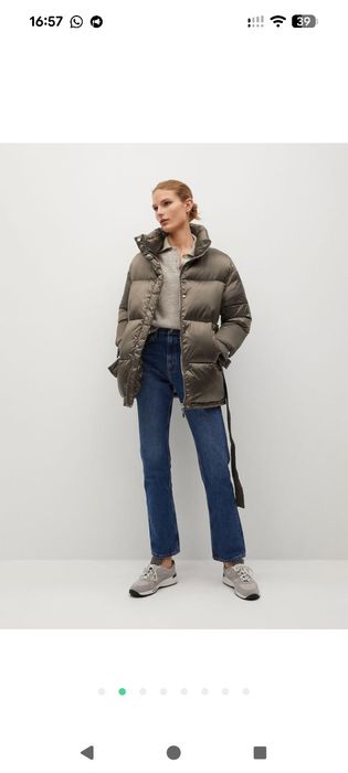 Пуховик Mango 38 розміру