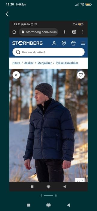 Kurtka puchowa Strongberg roz M unisex.