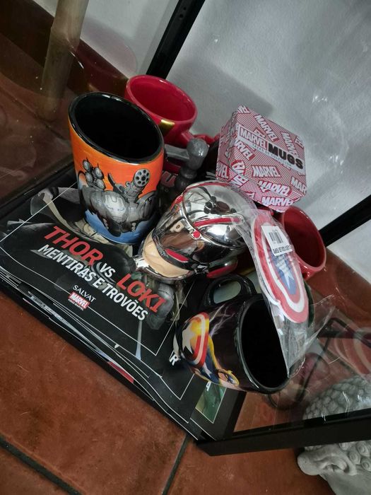 Canecas Marvel Coleção completa