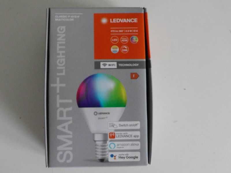 Żarówka LED E14 4,9W RGBW SMART+ WiFi sterowana smartfonem K