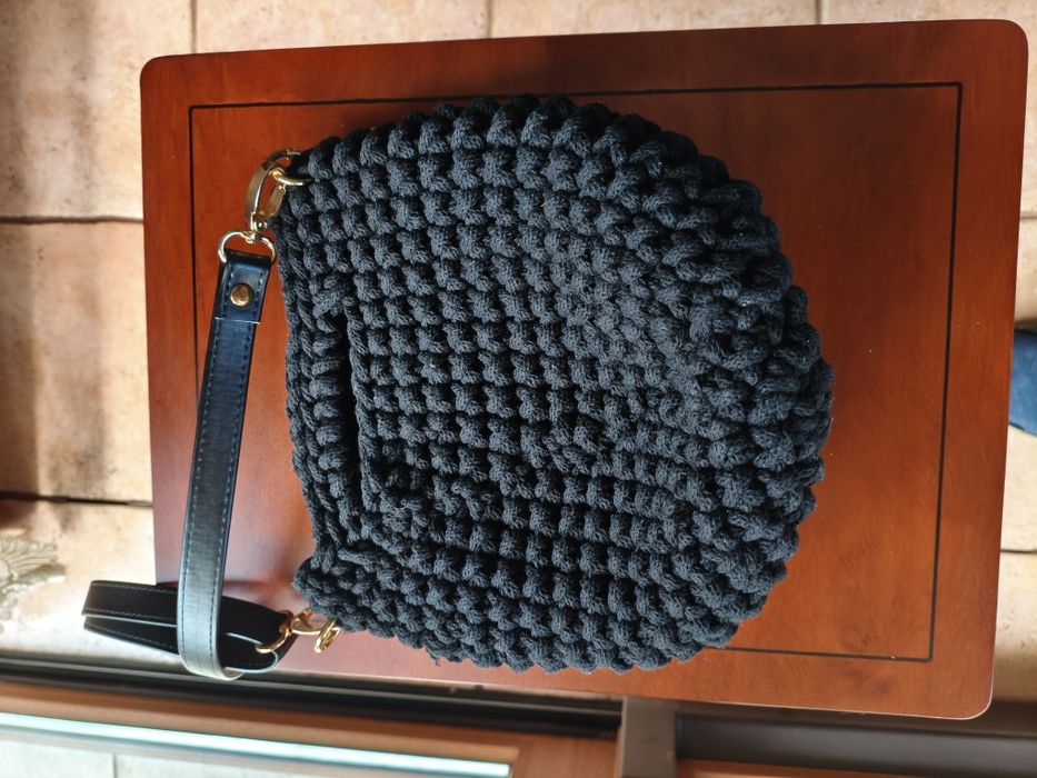 Torba ze sznurka bawełnianego Hand made