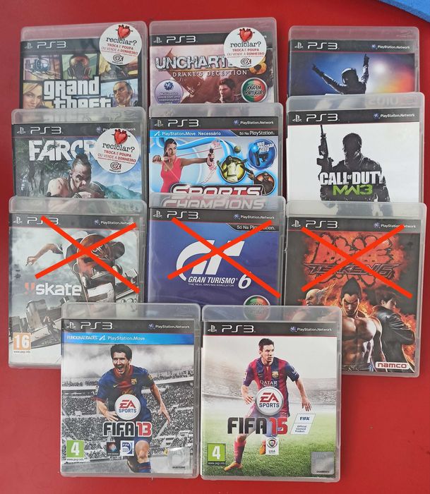 PS3 Games Sold Individually or as a Set