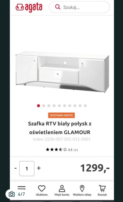 Komoda i szafka rtv