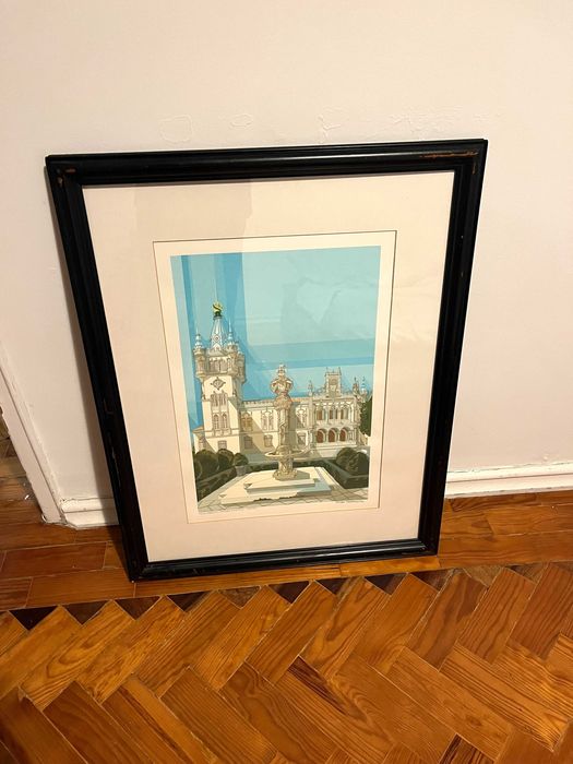 Serigrafia de Ernani Oliveira Câmara Municipal de Sintra 1992