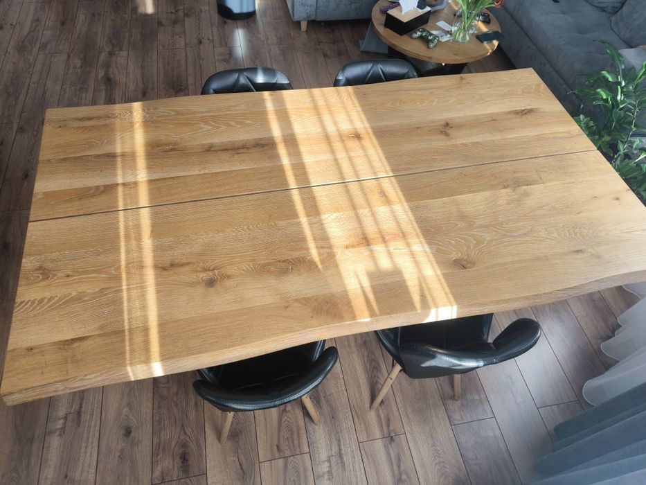 Stół dębowy, industrialny 200x110