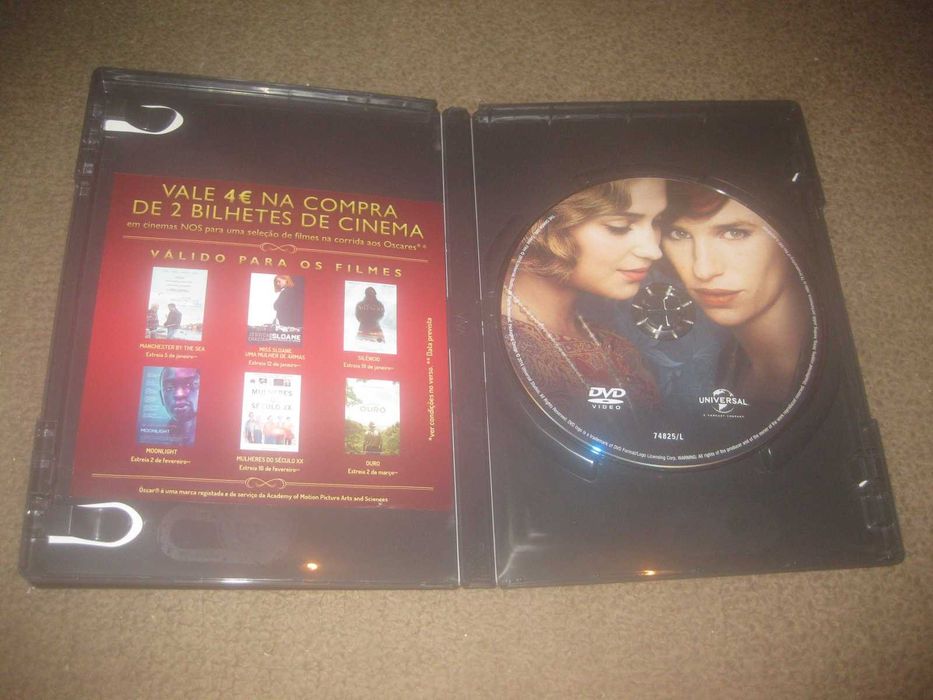 DVD "A Rapariga Dinamarquesa" com Alicia Vikander