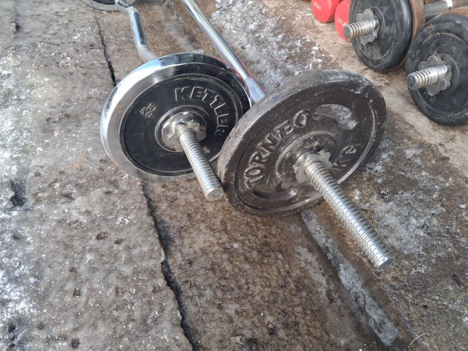 Продам штангу с дисками ссср