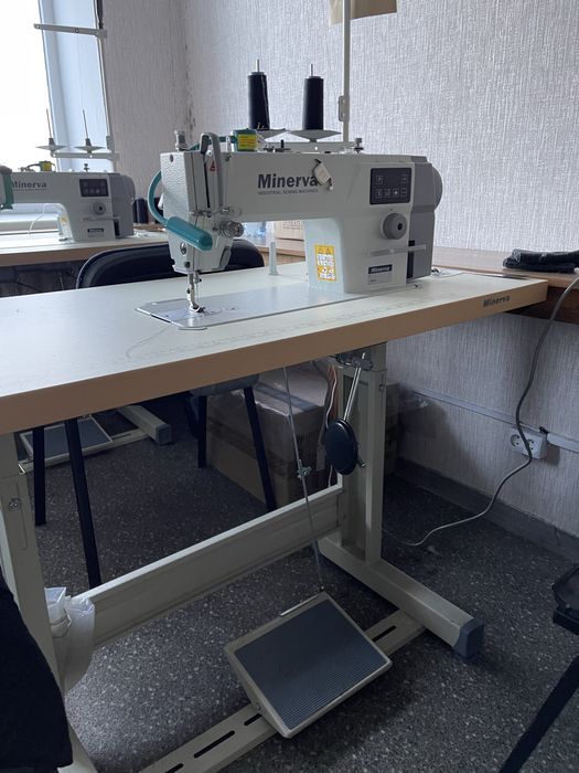 Minerva M818-JDE | Промислова прямострочна машина | Сервомотор