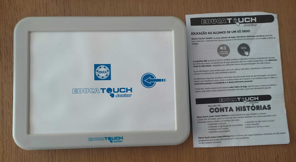 Jogos educativos - Tablet touch júnior da Educa