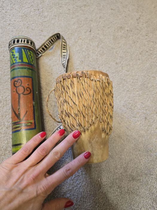 Instrumenty afrykańskie, bęben afrykański plemienny