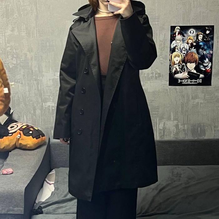 Пальто/Тренч/Плащь черный L