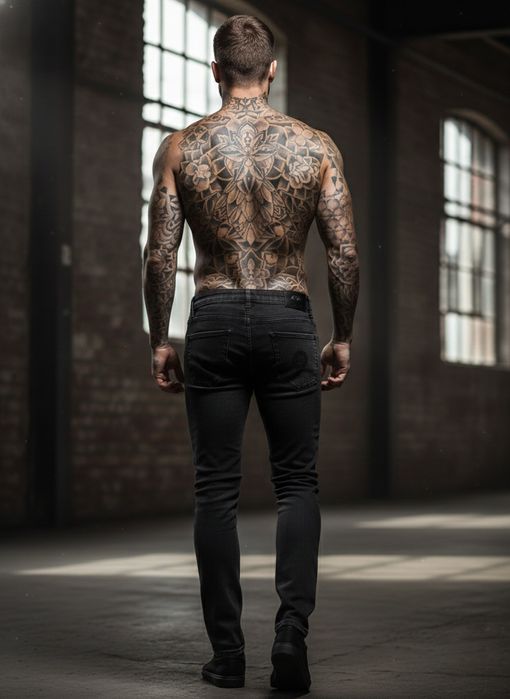 Черные стрейчевые джинсы C.Devoir Agressive | Skinny Slim Fit | S-M