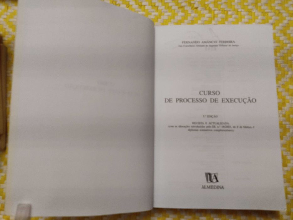 CURSO DE PROCESSO DE EXECUÇÃO 
Fernando Amâncio Ferreira