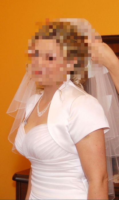 Suknia ślubna biała rozmiar 40/42