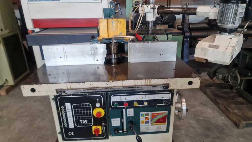 Tupia frama t5v com alimentador maquinas de carpintaria