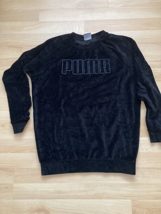 Czarna welurowa bluza Puma roz. S