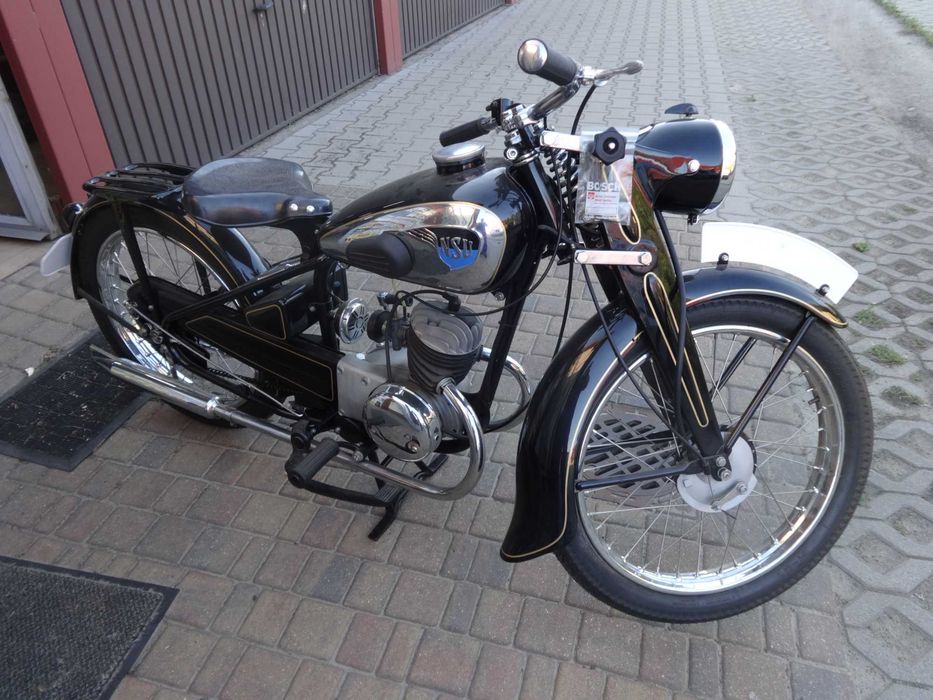 Motocykl NSU 125 ZDB - 1955 rok, Po renowacji